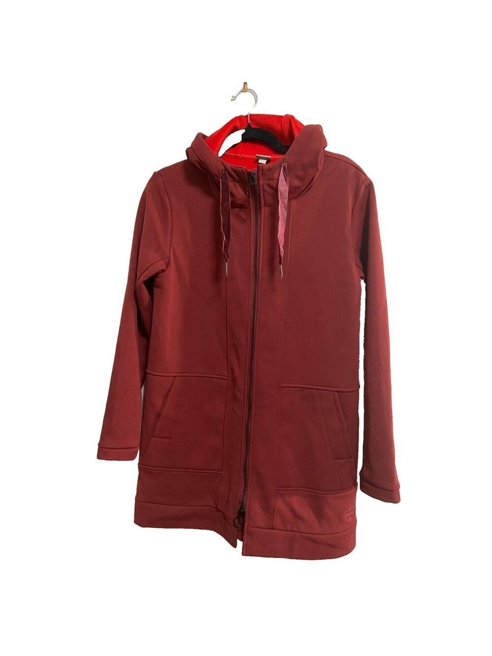 Bench Women's Zip-Up Wine Color Jacket Size M